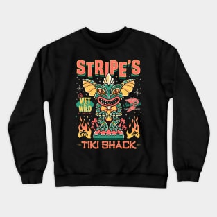 Stripe's Tiki Shack - Gremlins Creepy Cute - Retro Vintage Surf Crewneck Sweatshirt